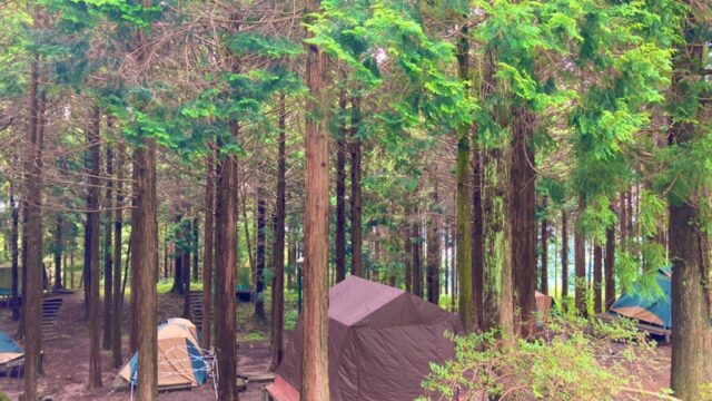 休暇村の茶臼山高原キャンプ場に行ってきました レビュー らむキャン